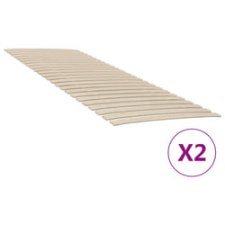 vidaXL Slatted Bed Base with Slats Bedroom Bed Slat Frame Mattress Foundation - 140 x 200 cm