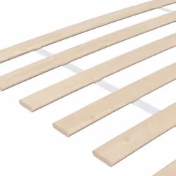 vidaXL Slatted Bed Base with Slats Bedroom Bed Slat Frame Mattress Foundation - 200 x 200 cm