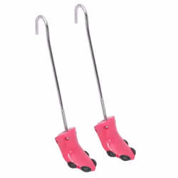vidaXL Shoe Stretchers with Shoe Horn Boot Stretcher Shoe Expander Plastic - pink, 34-40/44 x 6.5 x 7.5 cm