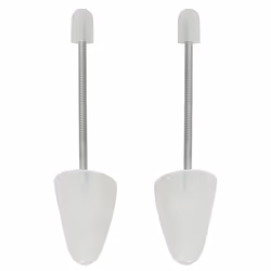 vidaXL Shoe Trees Hallway Boot Shoe Stretcher Shoe Shaper 5 Pairs Plastic - white, 35-38