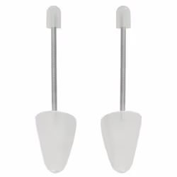vidaXL Shoe Trees Hallway Boot Shoe Stretcher Shoe Shaper 5 Pairs Plastic - white, 38-44
