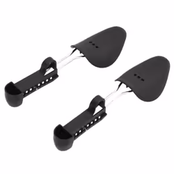 vidaXL Shoe Trees Hallway Boot Shoe Stretcher Shoe Shaper 5 Pairs Plastic - black, 35-38
