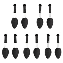 vidaXL Shoe Trees Hallway Boot Shoe Stretcher Shoe Shaper 5 Pairs Plastic - black, 38-45