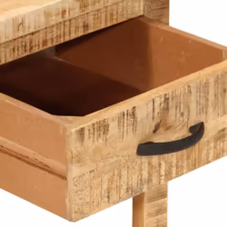 vidaXL Bedside Cabinet Nightstand Bedroom End Table Bed Table Solid Wood Mango - Additional view 6