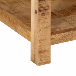vidaXL Bedside Cabinet Nightstand Bedroom End Table Bed Table Solid Wood Mango - Additional view 7