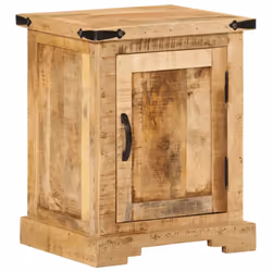 vidaXL Bedside Cabinet Bed Cabinet Nightstand Bed Side Table Solid Wood Mango - Additional view 10