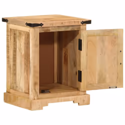 vidaXL Bedside Cabinet Bed Cabinet Nightstand Bed Side Table Solid Wood Mango
