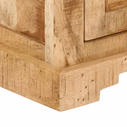 vidaXL Bedside Cabinet Bed Cabinet Nightstand Bed Side Table Solid Wood Mango - Additional view 7