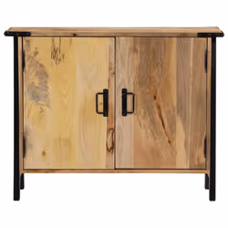 vidaXL Sideboard Storage Cupboard Highboard Side Cabinet Solid Wood Mango