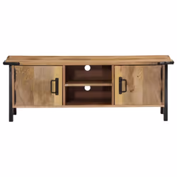 vidaXL TV Cabinet TV Stand Entertainment Centre Media Unit Solid Wood Mango
