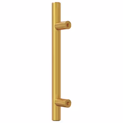 vidaXL Cabinet Handles Door Handles Furniture Drawer Pull Stainless Steel - gold, 96 mm/ 20 pcs - Additional view 6