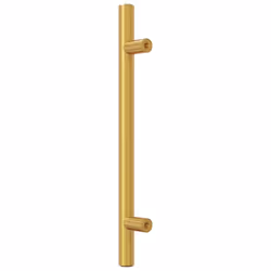 vidaXL Cabinet Handles Door Handles Furniture Drawer Pull Stainless Steel - gold, 128 mm/ 20 pcs - Additional view 6