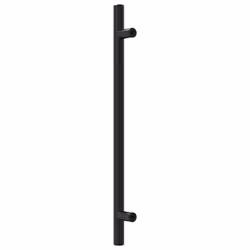 vidaXL Cabinet Handles Door Handles Furniture Drawer Pull Stainless Steel - black, 192 mm/ 10 pcs - Additional view 6
