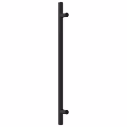 vidaXL Cabinet Handles Door Handles Furniture Drawer Pull Stainless Steel - black, 224 mm/ 10 pcs - Additional view 6