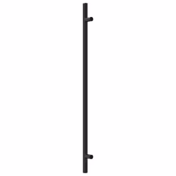 vidaXL Cabinet Handles Door Handles Furniture Drawer Pull Stainless Steel - black, 320 mm/ 10 pcs - Additional view 6
