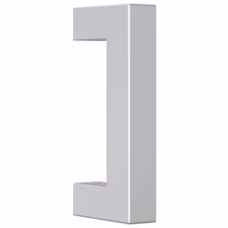 vidaXL Cabinet Handles Door Handles Furniture Drawer Pull Stainless Steel - silver, 64 mm/ 20 pcs - Additional view 2