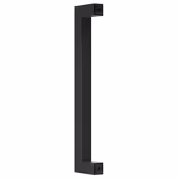vidaXL Cabinet Handles Door Handles Furniture Drawer Pull Stainless Steel - black, 160 mm/ 20 pcs - Additional view 6