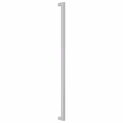 vidaXL Cabinet Handles Door Handles Furniture Drawer Pull Stainless Steel - silver, 480 mm/ 10 pcs