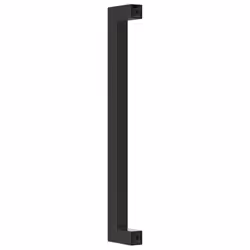 vidaXL Cabinet Handles Door Handles Furniture Drawer Pull Stainless Steel - black, 192 mm/ 10 pcs - Additional view 6