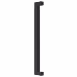 vidaXL Cabinet Handles Door Handles Furniture Drawer Pull Stainless Steel - black, 224 mm/ 10 pcs - Additional view 6