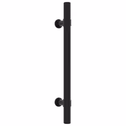 vidaXL Cabinet Handles Door Handles Furniture Drawer Pull Stainless Steel - black, 128 mm/ 20 pcs