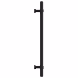 vidaXL Cabinet Handles Door Handles Furniture Drawer Pull Stainless Steel - black, 192 mm/ 20 pcs - Additional view 5
