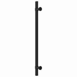 vidaXL Cabinet Handles Door Handles Furniture Drawer Pull Stainless Steel - black, 224 mm/ 20 pcs - Additional view 6