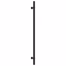 vidaXL Cabinet Handles Door Handles Furniture Drawer Pull Stainless Steel - black, 320 mm/ 20 pcs - Additional view 2