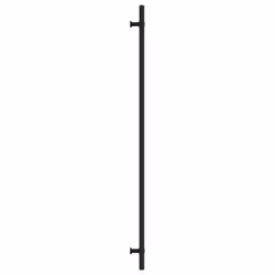 vidaXL Cabinet Handles Door Handles Furniture Drawer Pull Stainless Steel - black, 480 mm/ 20 pcs - Additional view 5