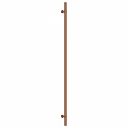 vidaXL Cabinet Handles Door Handles Furniture Drawer Pull Stainless Steel - bronze, 480 mm/ 20 pcs