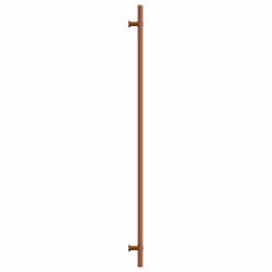 vidaXL Cabinet Handles Door Handles Furniture Drawer Pull Stainless Steel - bronze, 480 mm/ 20 pcs - Additional view 5