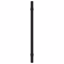 vidaXL Cabinet Handles Door Handles Furniture Drawer Pull Stainless Steel - black, 192 mm/ 10 pcs - Additional view 4