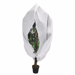 vidaXL Plant Fleece Covers with Zip Outdoor Garden Frost Protection 70 g/mÂ² - white, 3.93 x 3 m/ 1 pcs