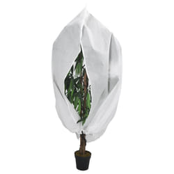 vidaXL Plant Fleece Covers with Zip Outdoor Garden Frost Protection 70 g/mÂ² - white, 3.93 x 3 m/ 1 pcs