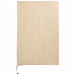 vidaXL Plant Fleece Covers with Zip Outdoor Garden Frost Protection 70 g/mÂ² - beige, 1 x 1.55 m/ 2 pcs