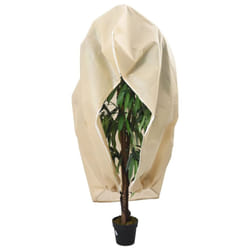 vidaXL Plant Fleece Covers with Zip Outdoor Garden Frost Protection 70 g/mÂ² - beige, 2.36 x 2 m/ 1 pcs