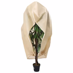 vidaXL Plant Fleece Covers with Zip Outdoor Garden Frost Protection 70 g/mÂ² - beige, 3.93 x 3 m/ 1 pcs