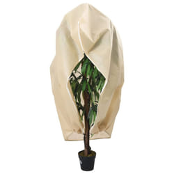 vidaXL Plant Fleece Covers with Zip Outdoor Garden Frost Protection 70 g/mÂ² - beige, 3.93 x 3 m/ 1 pcs