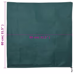 vidaXL Plant Fleece Covers with Drawstring Garden Frost Protection 70 g/mÂ² - green, 0.8 x 0.8 m/ 4 pcs