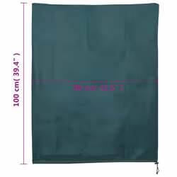 vidaXL Plant Fleece Covers with Drawstring Garden Frost Protection 70 g/mÂ² - green, 0.8 x 1 m/ 4 pcs