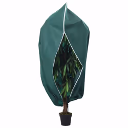 vidaXL Plant Fleece Covers with Zip Outdoor Garden Frost Protection 70 g/mÂ² - green, 3.93 x 3 m/ 1 pcs