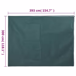 vidaXL Plant Fleece Covers with Zip Outdoor Garden Frost Protection 70 g/mÂ² - green, 3.93 x 3 m/ 1 pcs