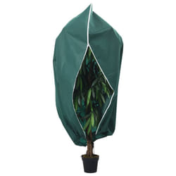 vidaXL Plant Fleece Covers with Zip Outdoor Garden Frost Protection 70 g/mÂ² - green, 3.93 x 3.5 m/ 1 pcs