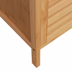 vidaXL Bathroom Cabinet with Shelf Storage Cupboard Chest Vanity Unit Bamboo - Additional view 5