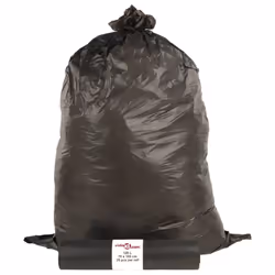 vidaXL Bin Bags Trash Can Bin Liner Rubbish Bag Office Trash Bag 250 pcs Black - without drawstrings, 120 L