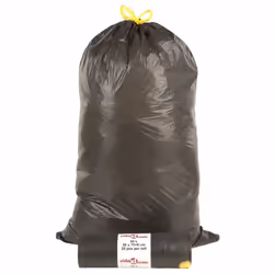 vidaXL Bin Bags Trash Can Bin Liner Rubbish Bag Office Trash Bag 250 pcs Black - with drawstrings, 60 L