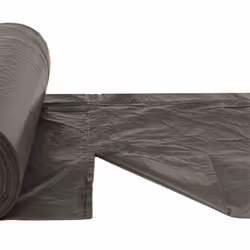 vidaXL Bin Bags Trash Can Bin Liner Rubbish Bag Office Trash Bag 250 pcs Black - with drawstrings, 120 L - Additional view 4