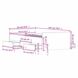 VidaXL 3203804 bed frame