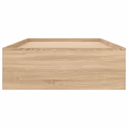 vidaXL Bed Frame Bedroom Mattress Foundation Guest Room Bedstead Bed Base - sonoma oak, 90 x 200 cm - Additional view 5
