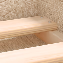 vidaXL Bed Frame Bedroom Mattress Foundation Guest Room Bedstead Bed Base - sonoma oak, 90 x 200 cm - Additional view 8